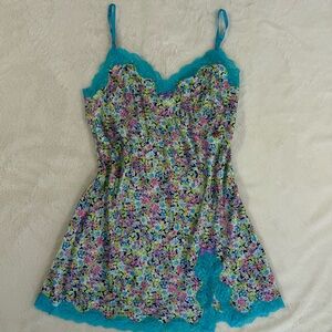 Victoria's Secret Floral Lace Slip Dress